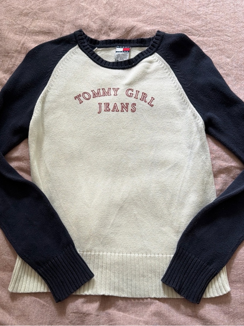 Tommy Hilfiger Tommy Girl Baseball Crewneck Sweater